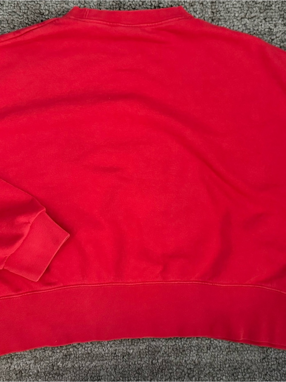 Nike Women’s Red Crewneck Sweatshirt with 'O' Patch - Picture 4 of 4
